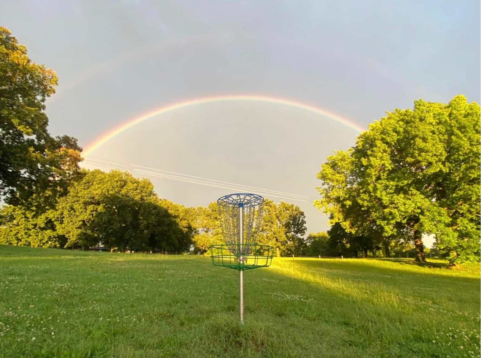 Disc Golf rainbow