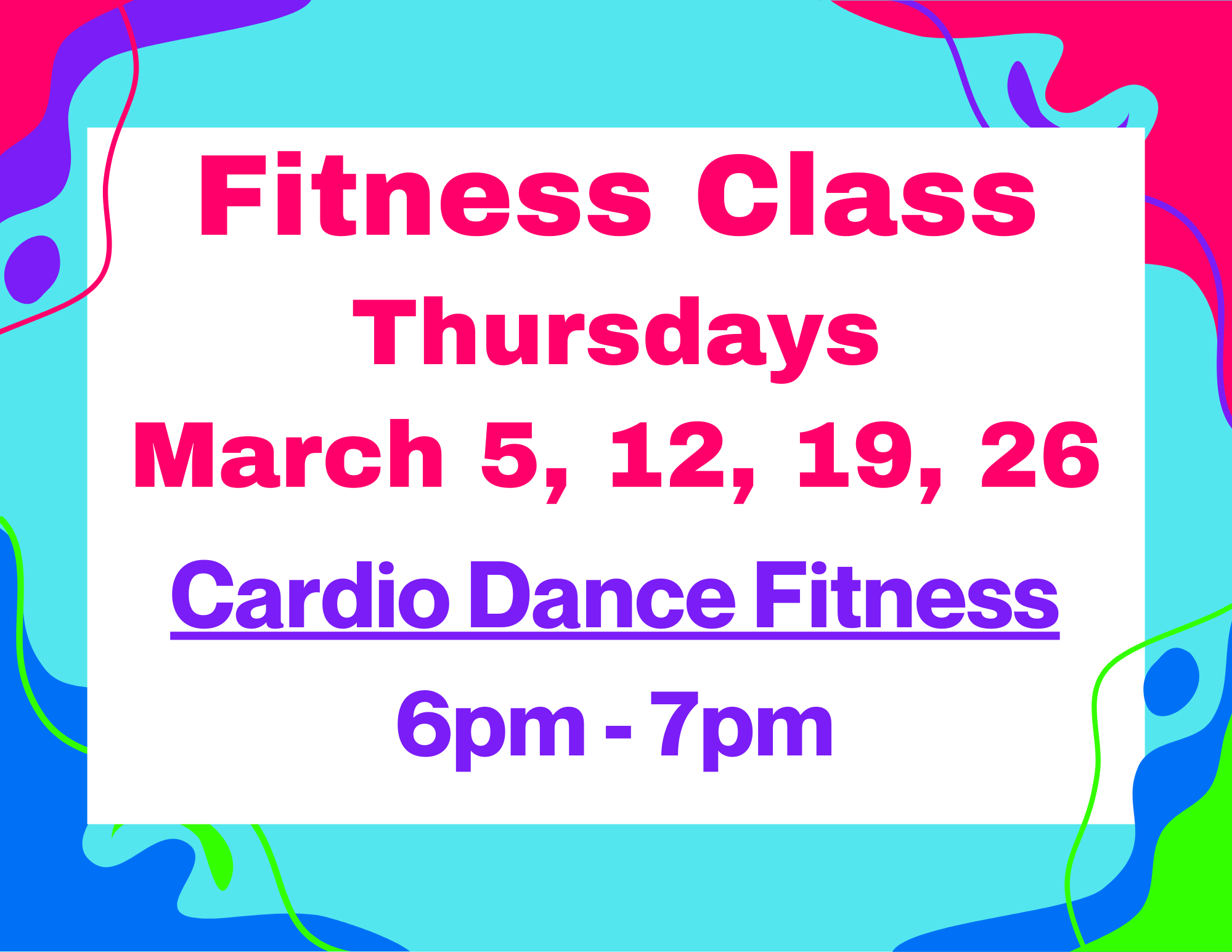 March fitness with Andrea 