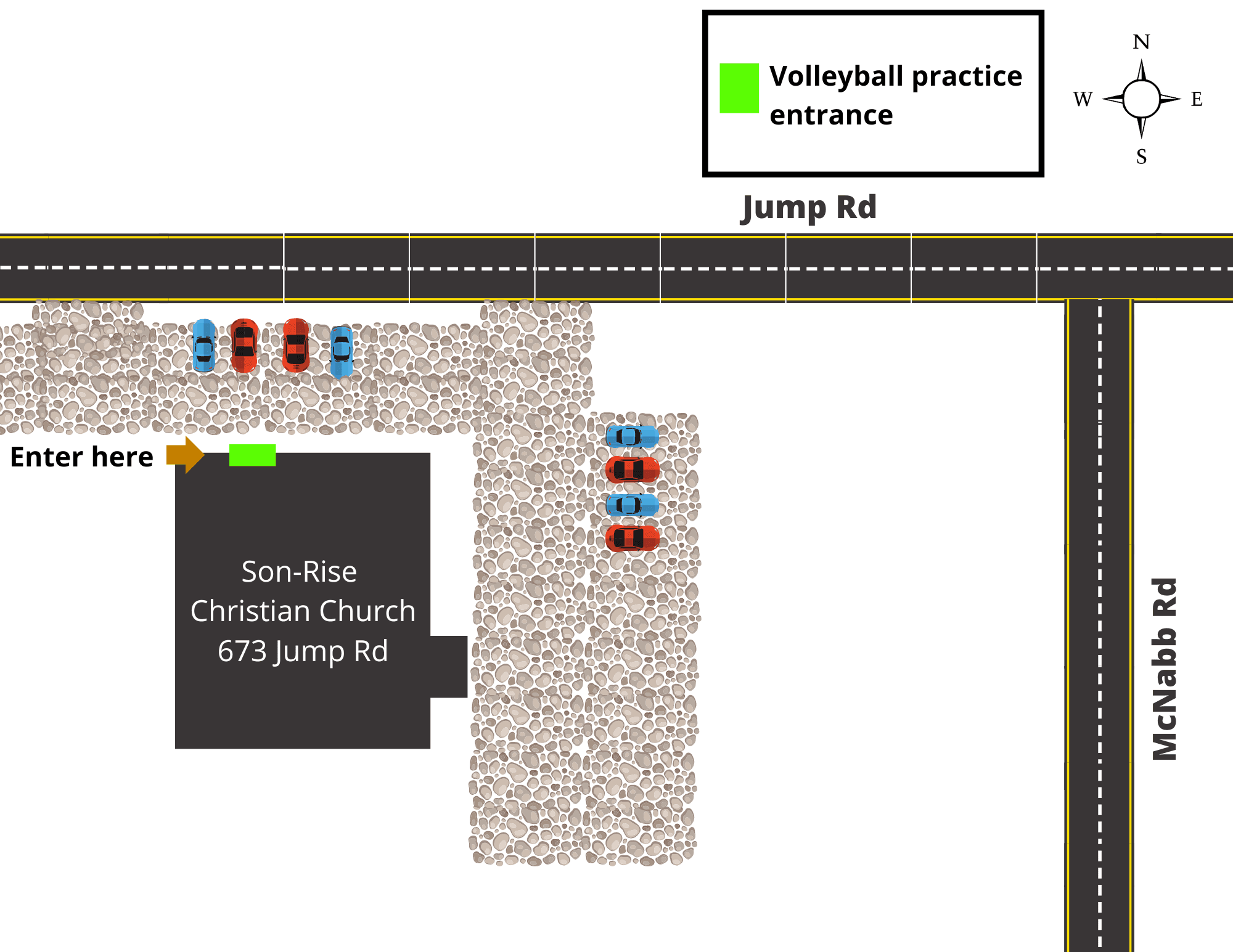 Son-Rise Church Map